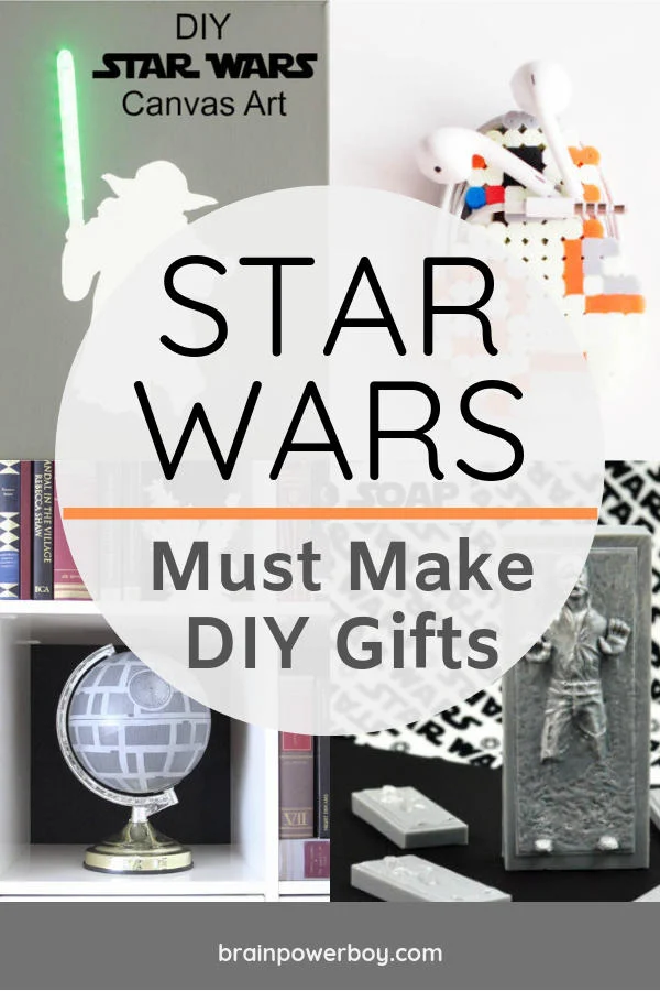 Need a gift for a Star Wars fan? These are must make DIY ideas that you can't pass up!