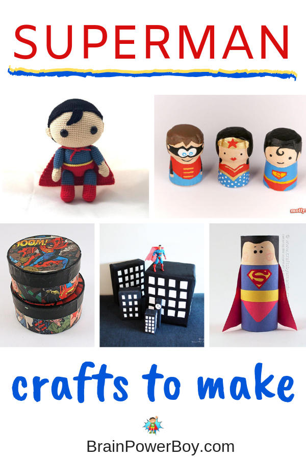 Make a fun Superman craft with your kids!