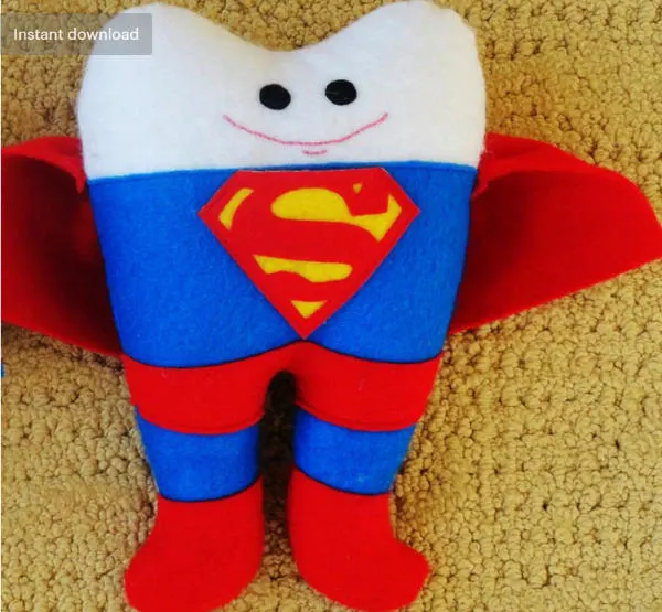 Superman Tooth Holder