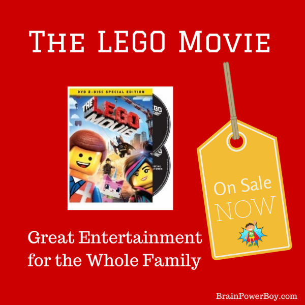 The LEGO Movie is great entertainment for the whole family--on special sale now--won't last.