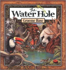 The Water Hole is more than just an alphabet book it is a puzzle book too