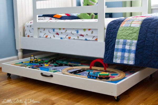 Under the Bed Storage Table for Trains