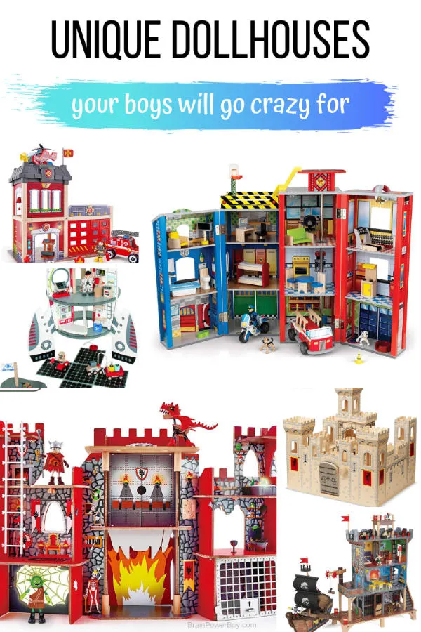 Toy house for store boys