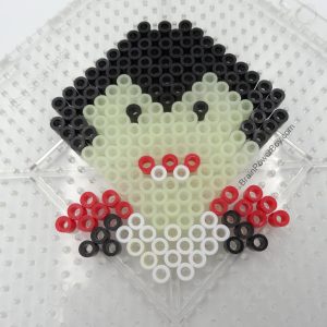 Vampire Perler Bead Pattern - Glow in the Dark!