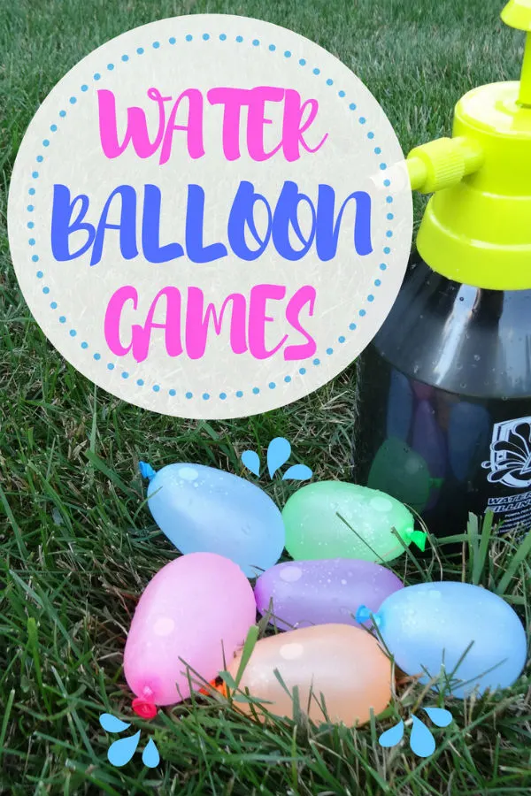 You do not want to miss these water games! There are more than 20 to choose from and you know we had to include water balloon games too because . . . they are way fun!