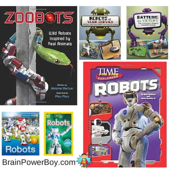 Best Books for Boys Nonfiction Robot Books