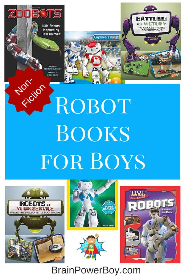 Best Books for Boys: Robots