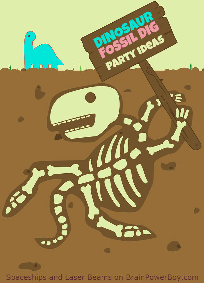 Dinosaur Fossil Dig Party Tips that will help you have the best fossil dig party ever. Get ideas for invitations, scenery, the dig, refreshments and party favors. Your dinosaur fan will love this party!