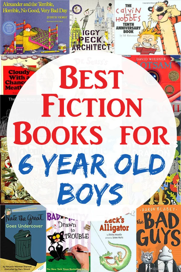 Have a 6 year old boy? Grab the best fiction books for boys age six. They will love them!!